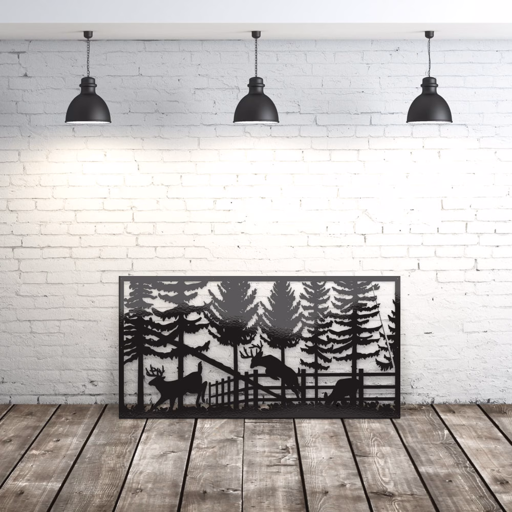 lasercut metal privacy panel