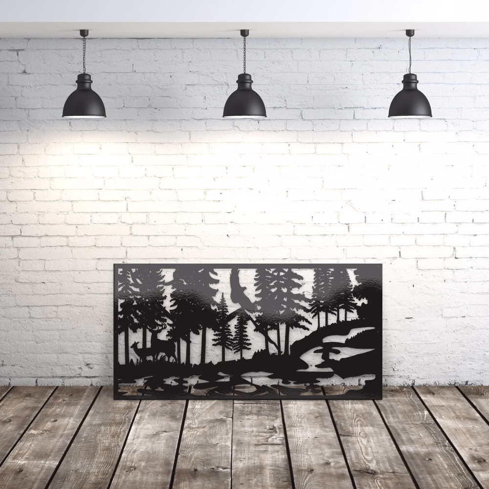 lasercut metal decorative metal fence