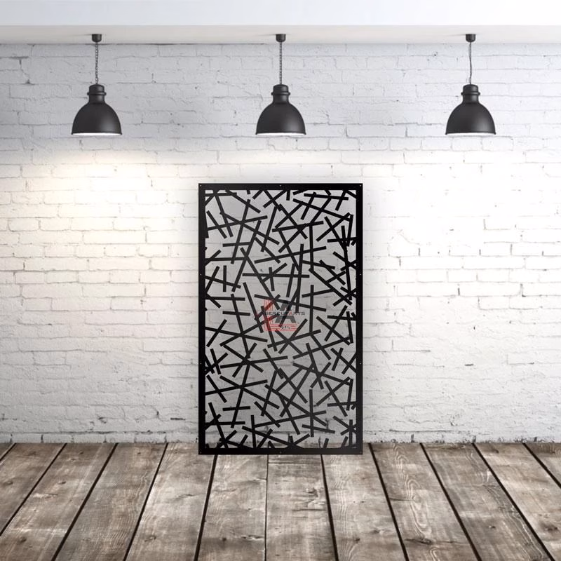 lasercut metal metal screen panel