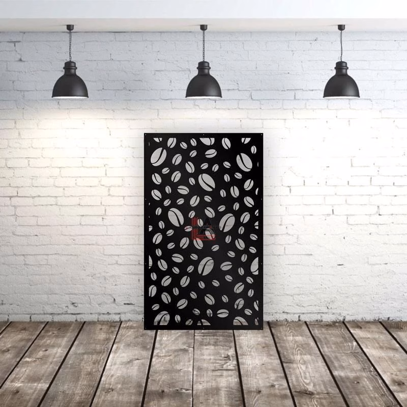 lasercut metal metal privacy screen