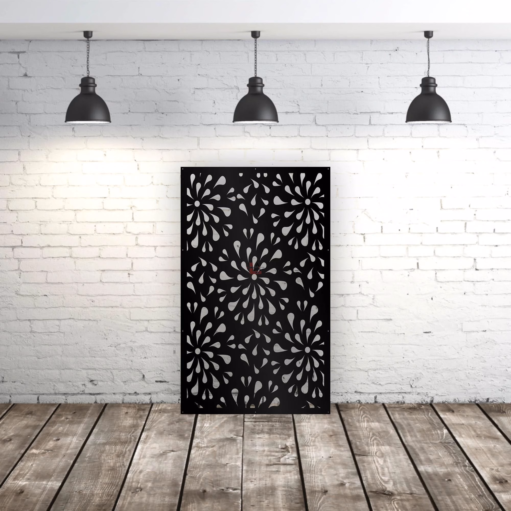 lasercut metal decorative metal fence