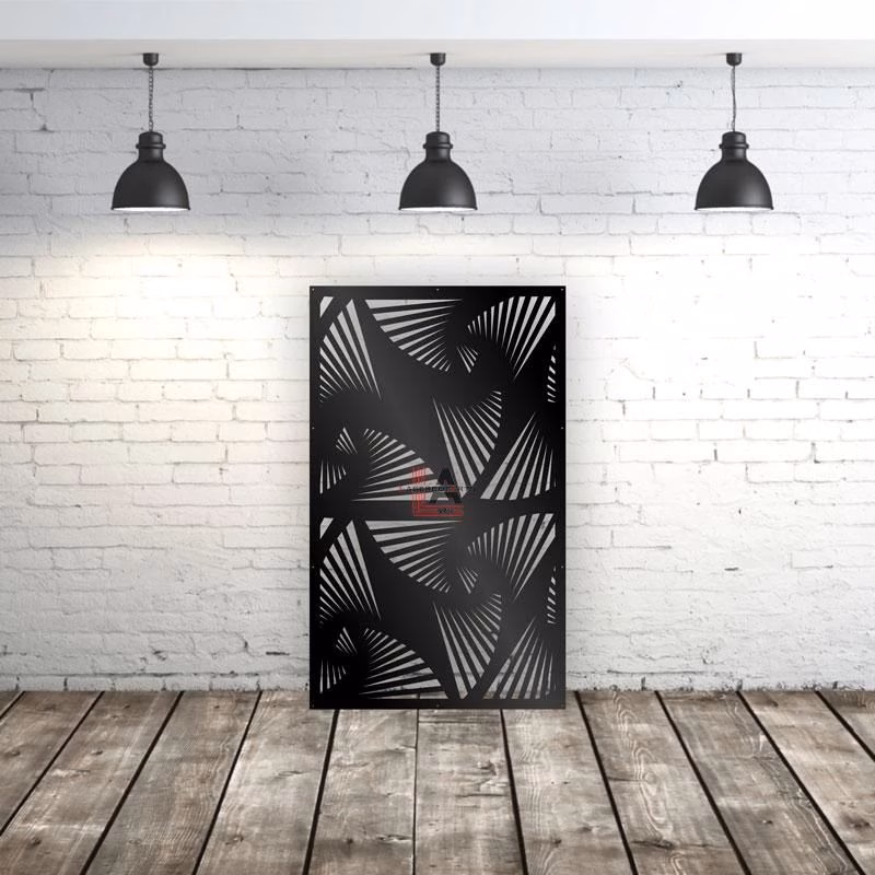 lasercut metal decorative metal fence