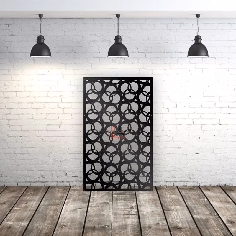 lasercut metal decorative panel