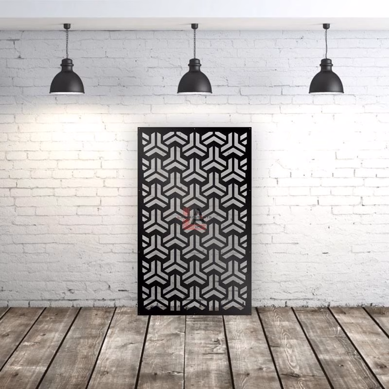 lasercut metal metal screen panel