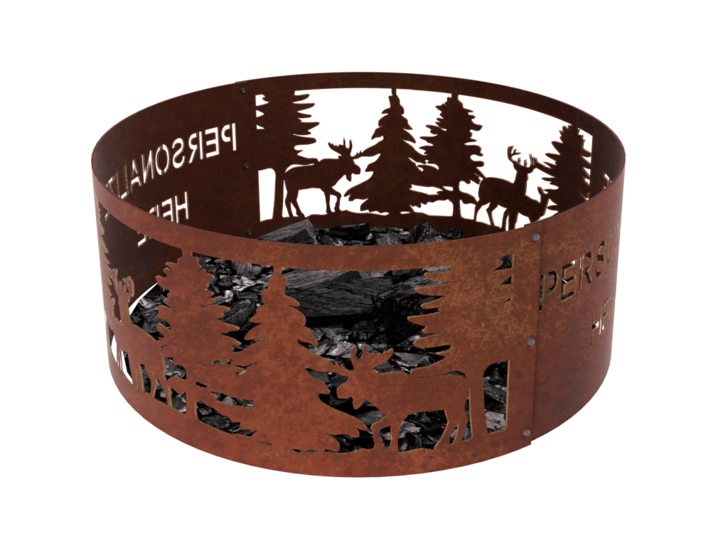 Firepit Ring With Animals Design, Fire Pit Ring Designs