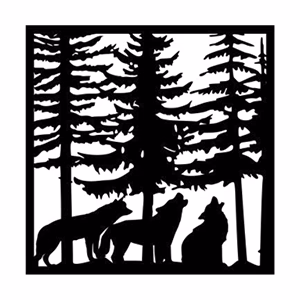 Wildlife Wolves 30×30 Wildlife Wolves 30x30