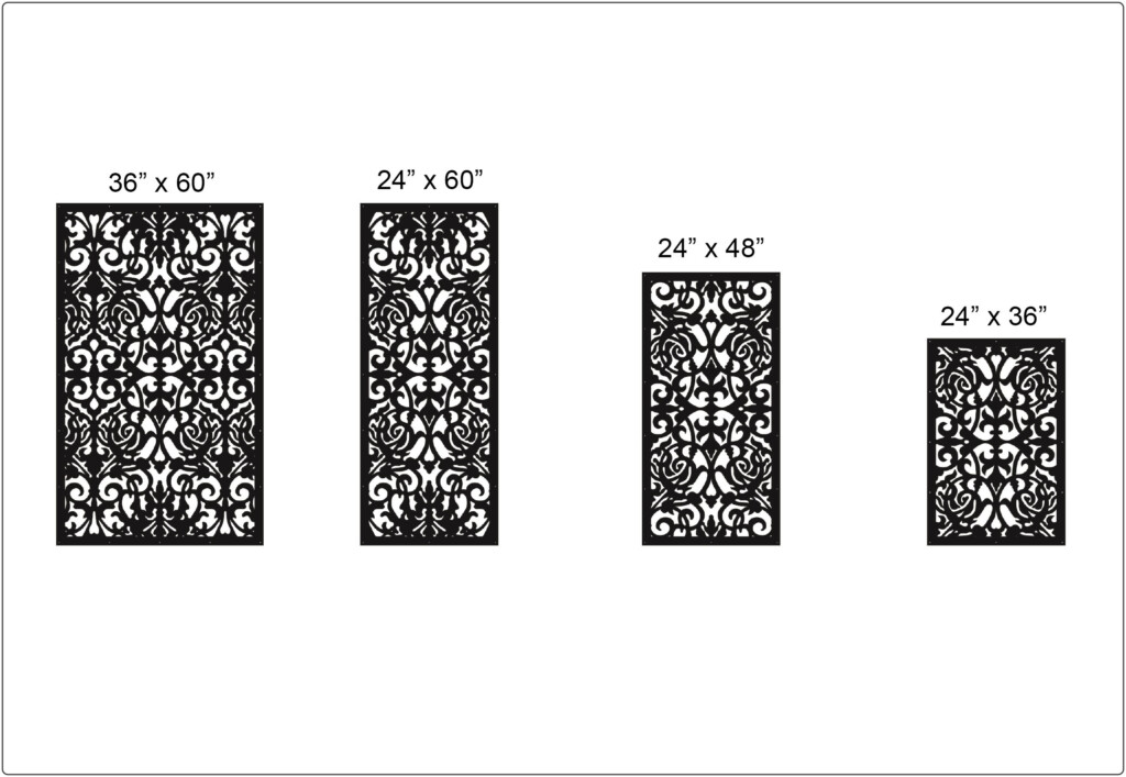 Privacy Screens Panels - Custom Metal Decorative Panels | Privacy ...