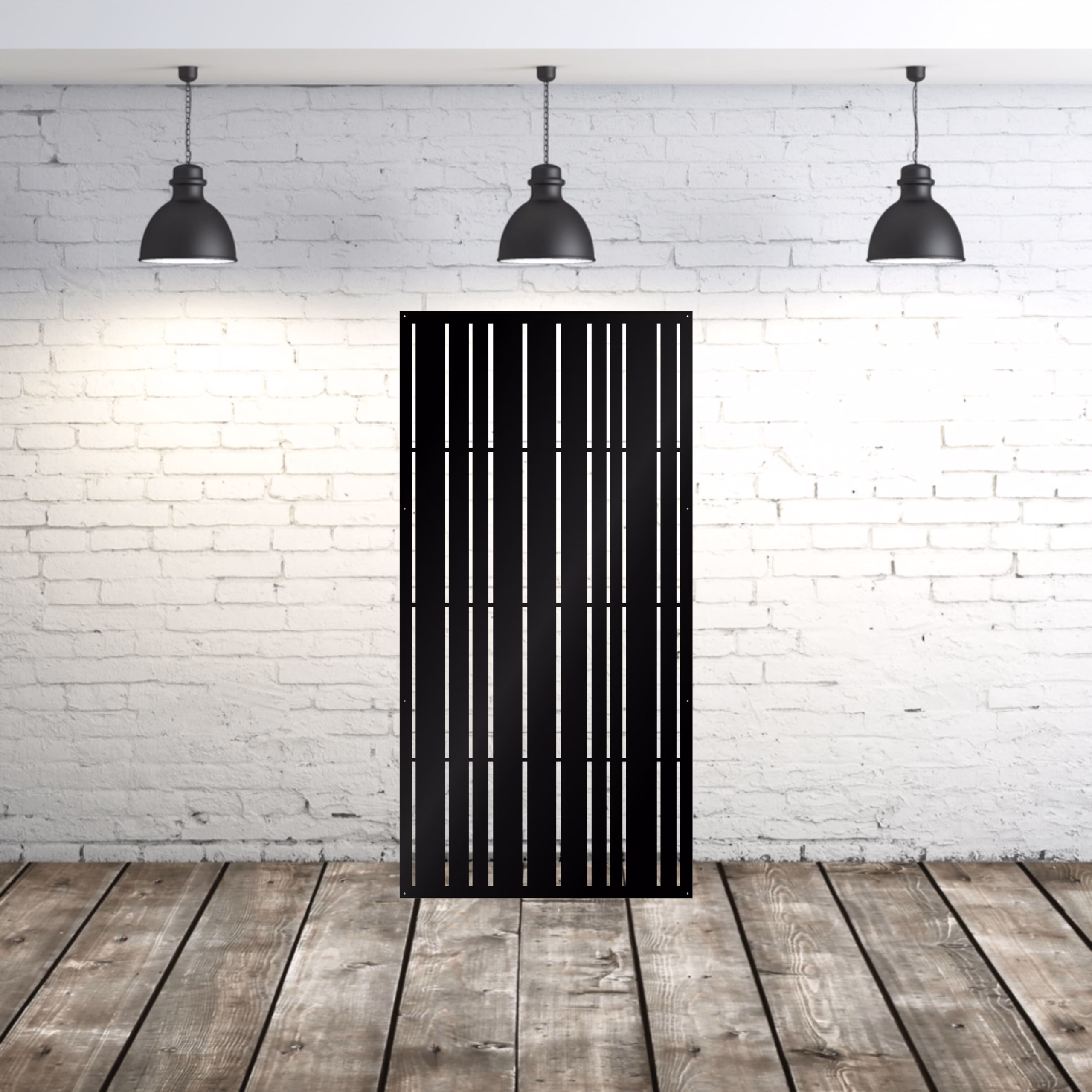 lasercut metal privacy panel