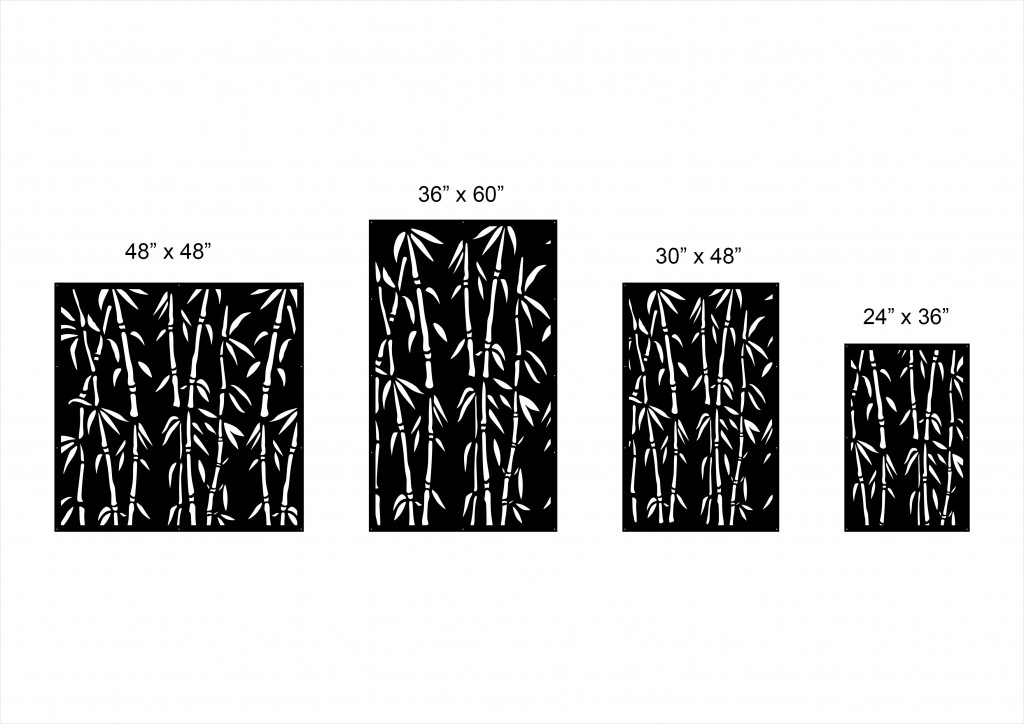 Privacy Screens Panels Custom Metal Decorative Panels Privacy Screen Bamboo