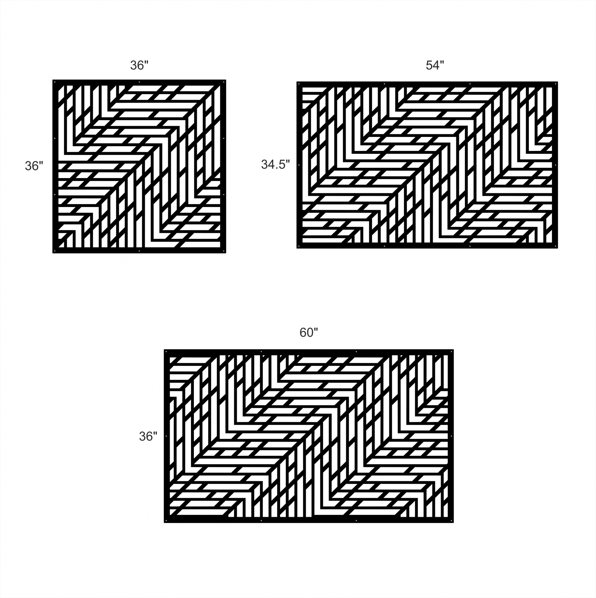 Privacy Screens Panels Custom Metal Decorative Panels Privacy Screen 3D