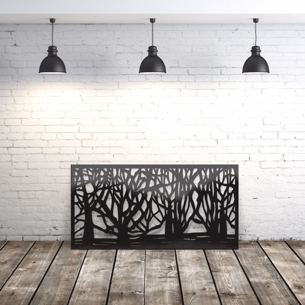 lasercut metal metal screen panel