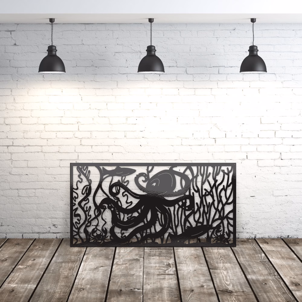 lasercut metal garden screen panel