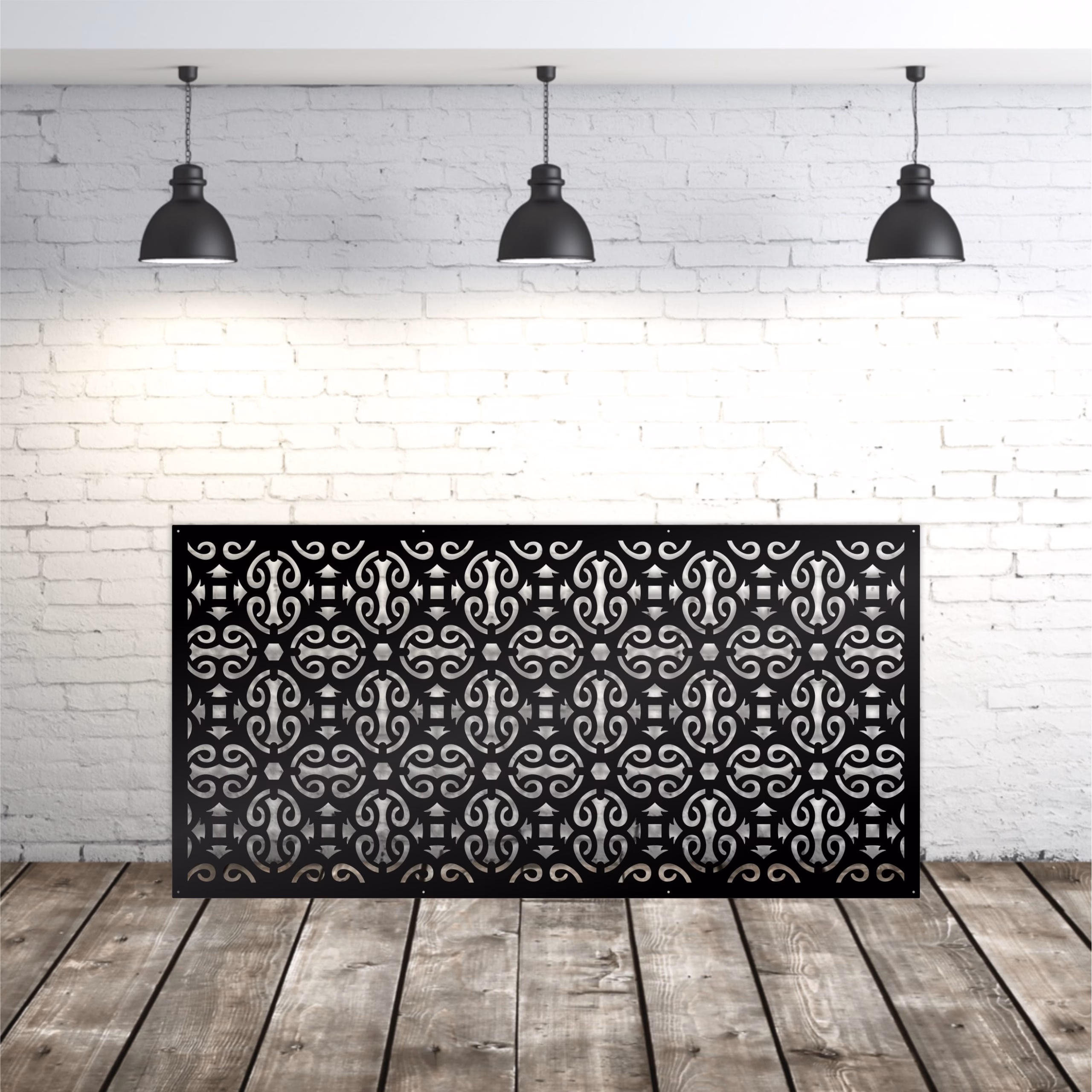 lasercut metal outdoor privacy screen