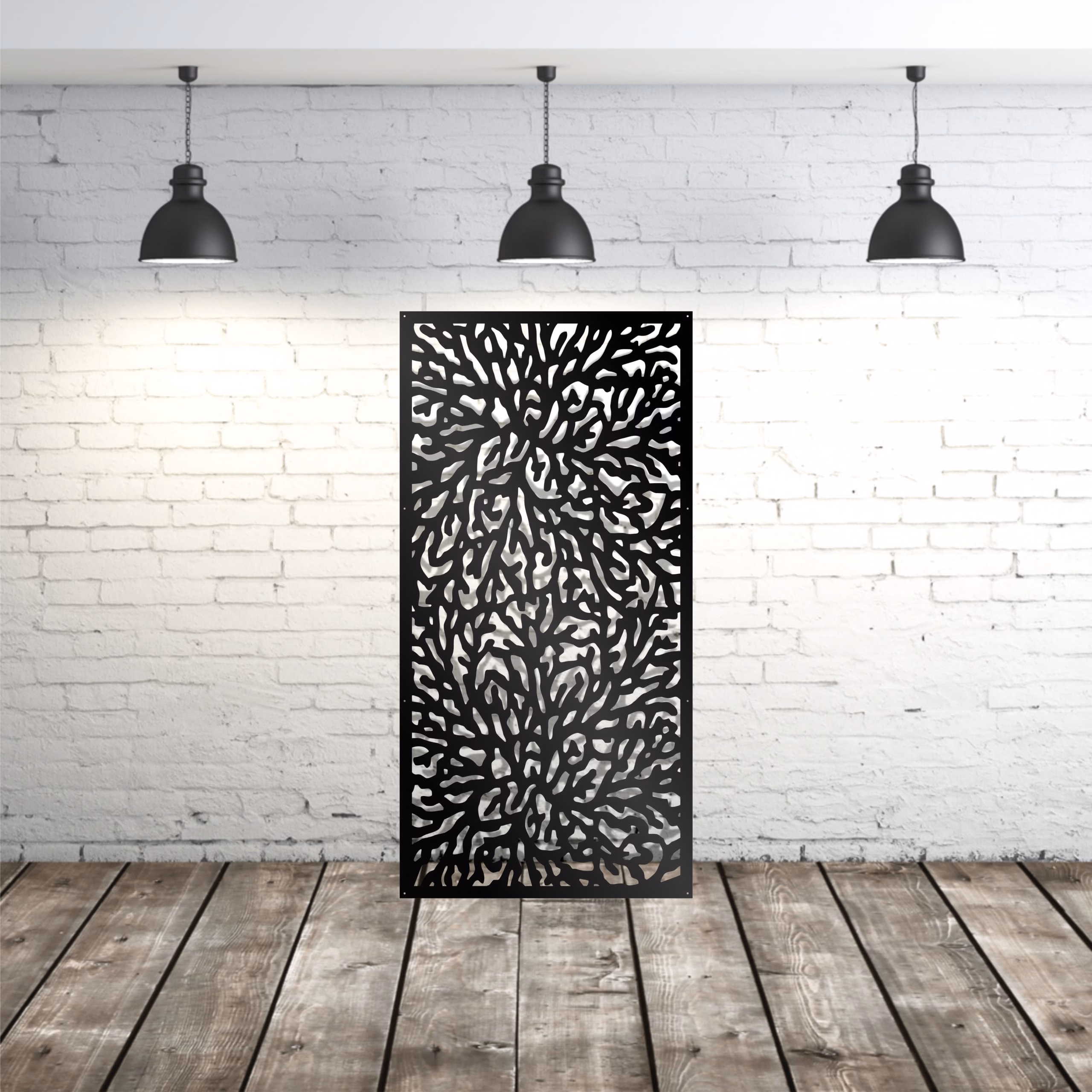 lasercut metal metal screen panel