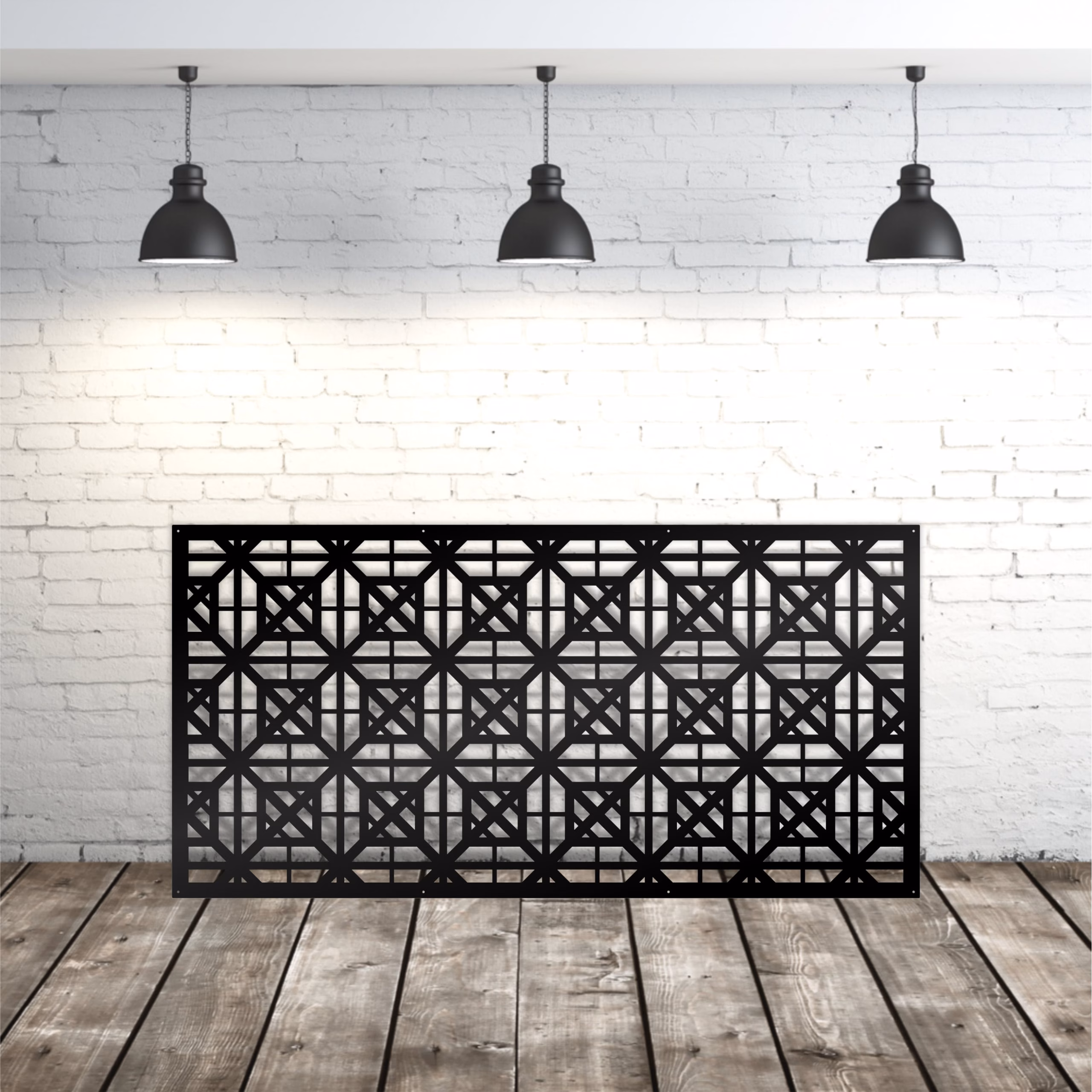lasercut metal outdoor privacy screen
