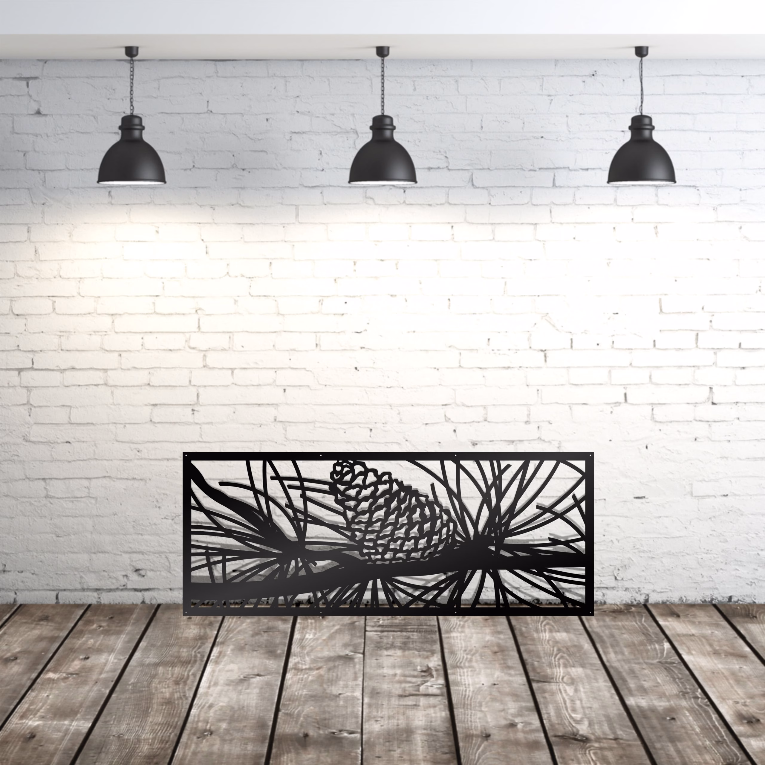 lasercut metal outdoor privacy panel