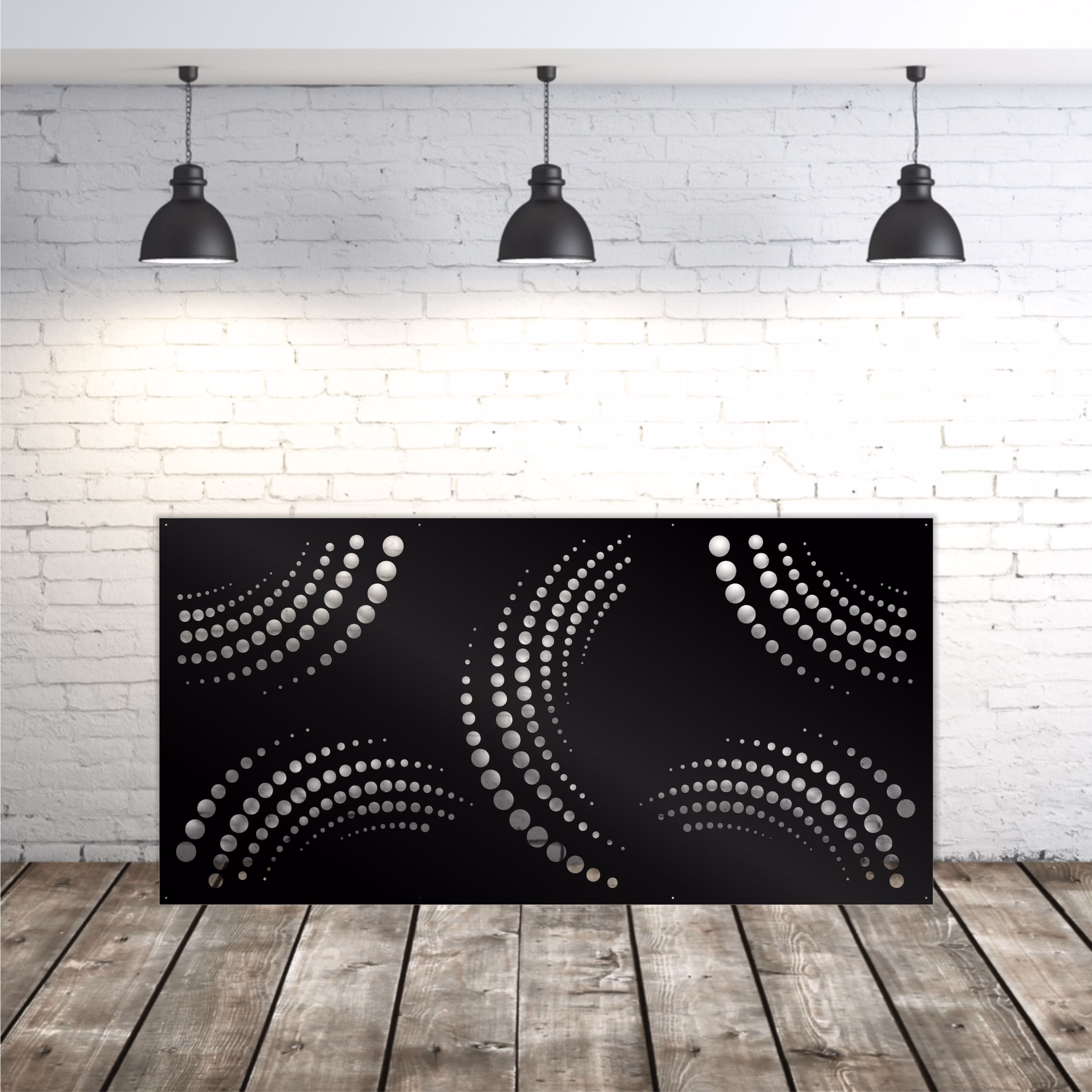 lasercut metal outdoor privacy screen