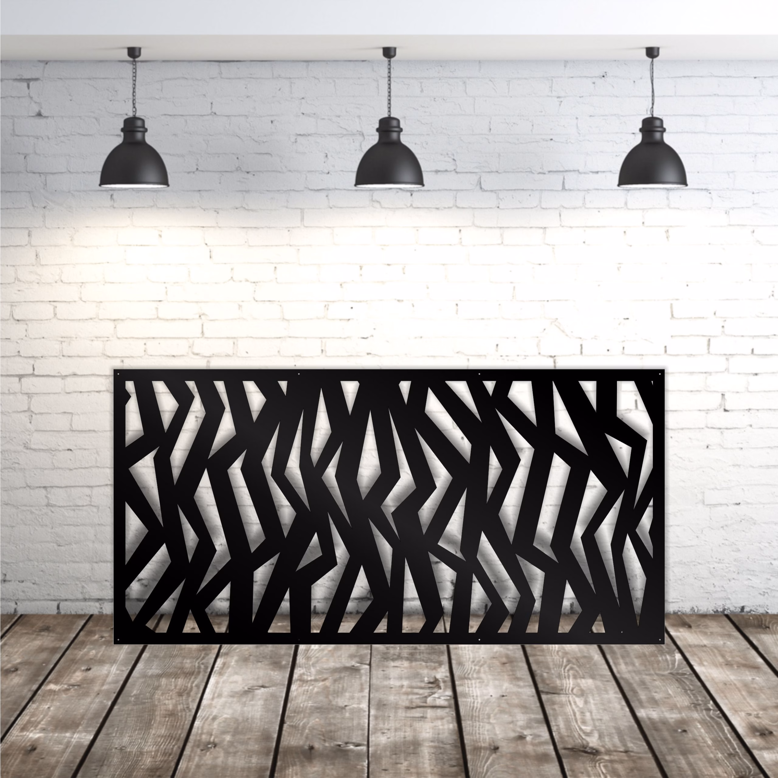 lasercut metal garden screen panel