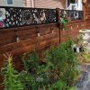 lasercut metal decorative fence panel