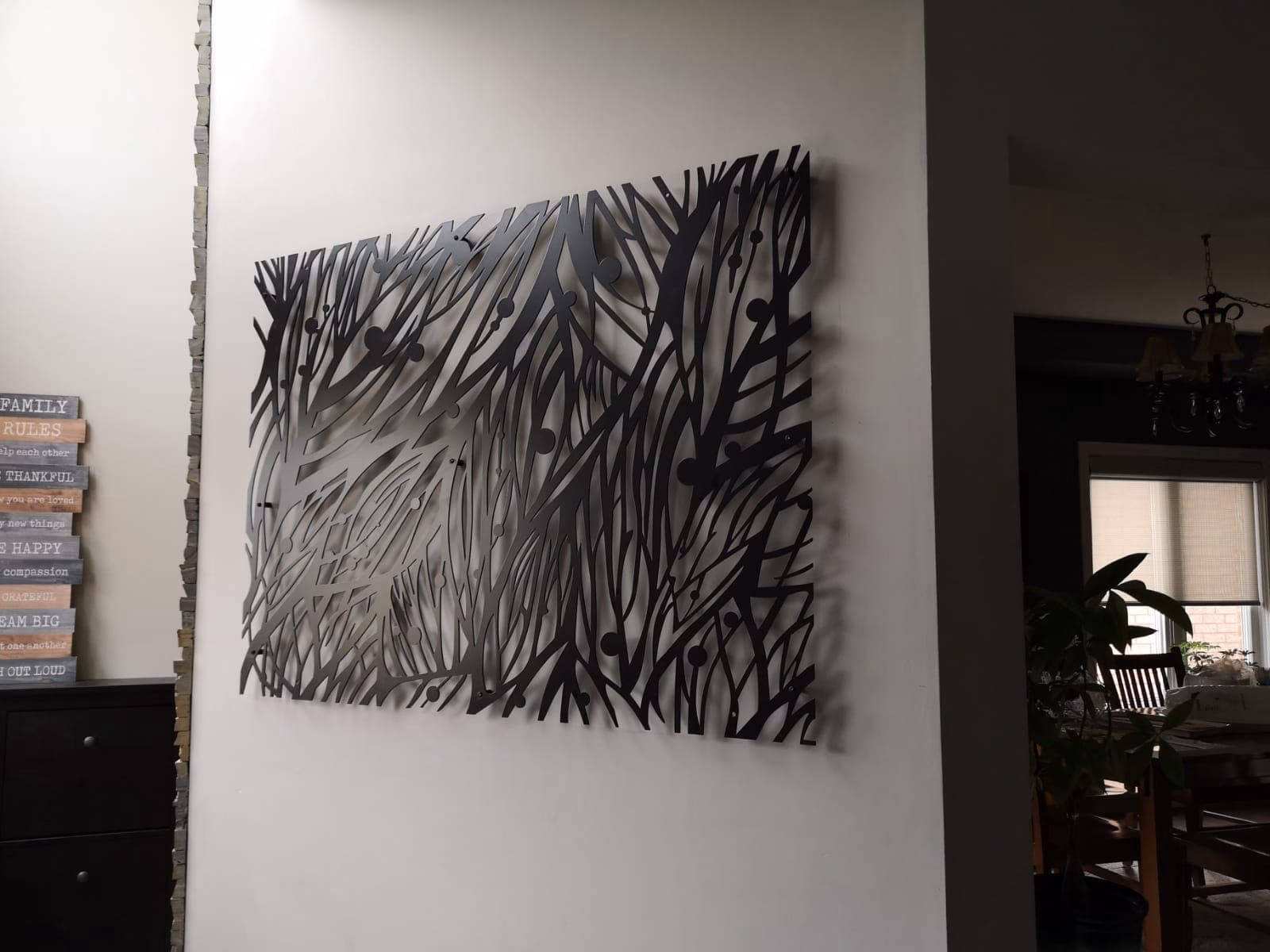 lasercut metal decorative metal fence