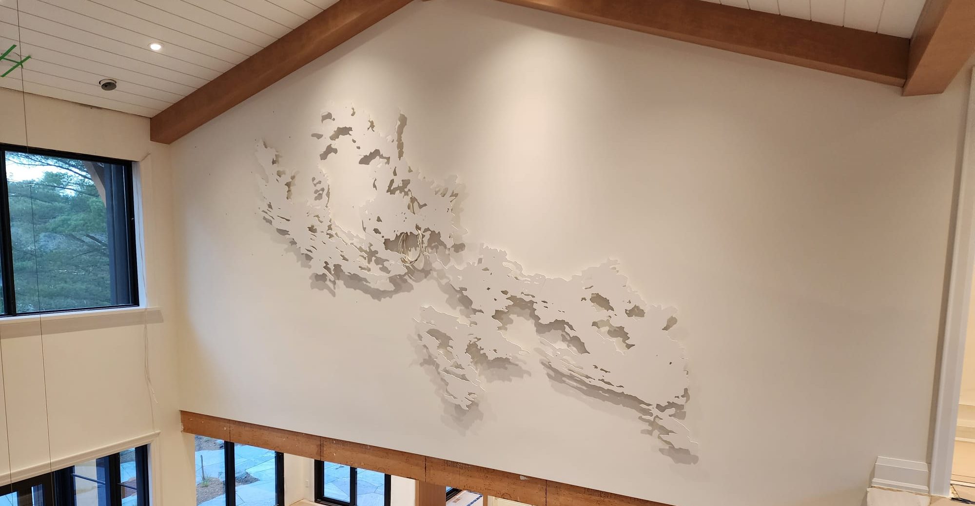 lasercut metal decorative panel
