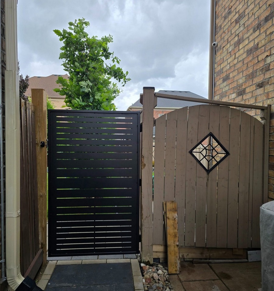 lasercut metal decorative gate