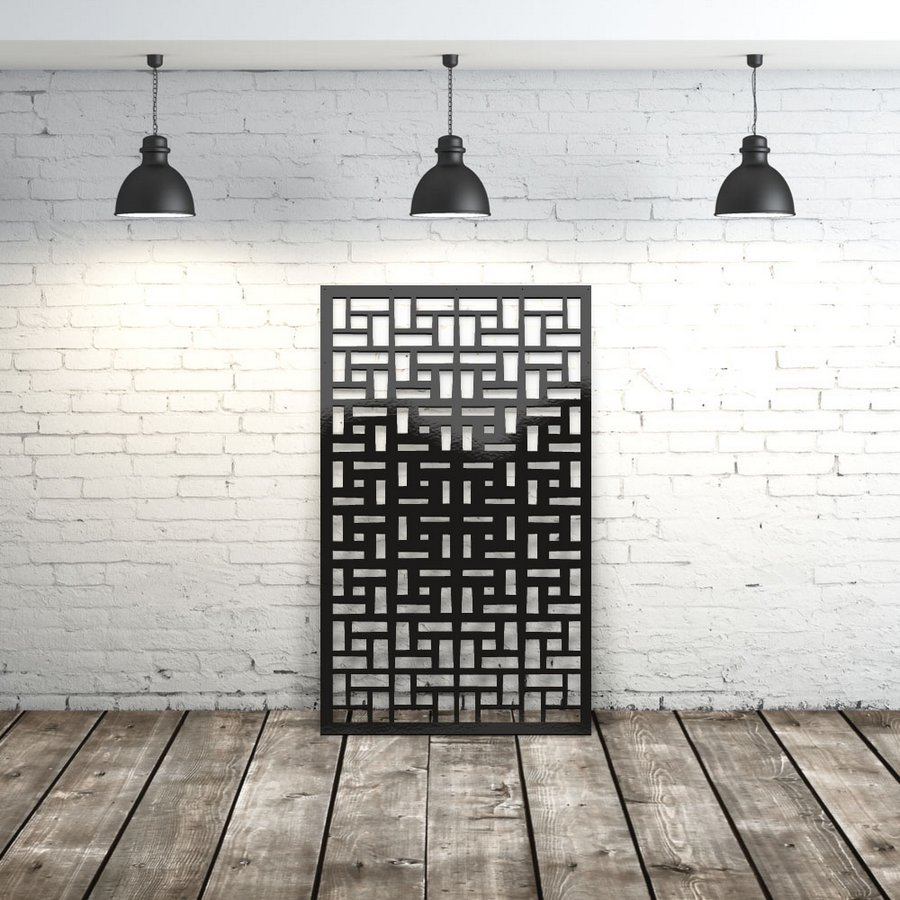 Privacy Screen Geometric Brick