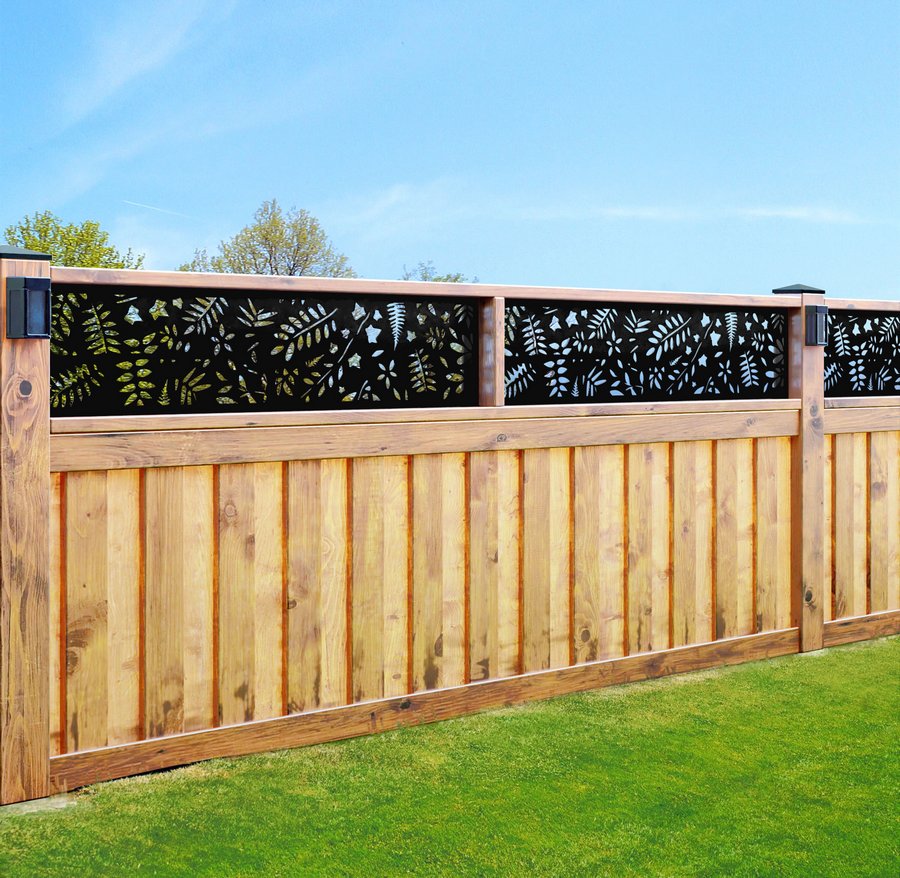 Fence Topper Herb leaves fence