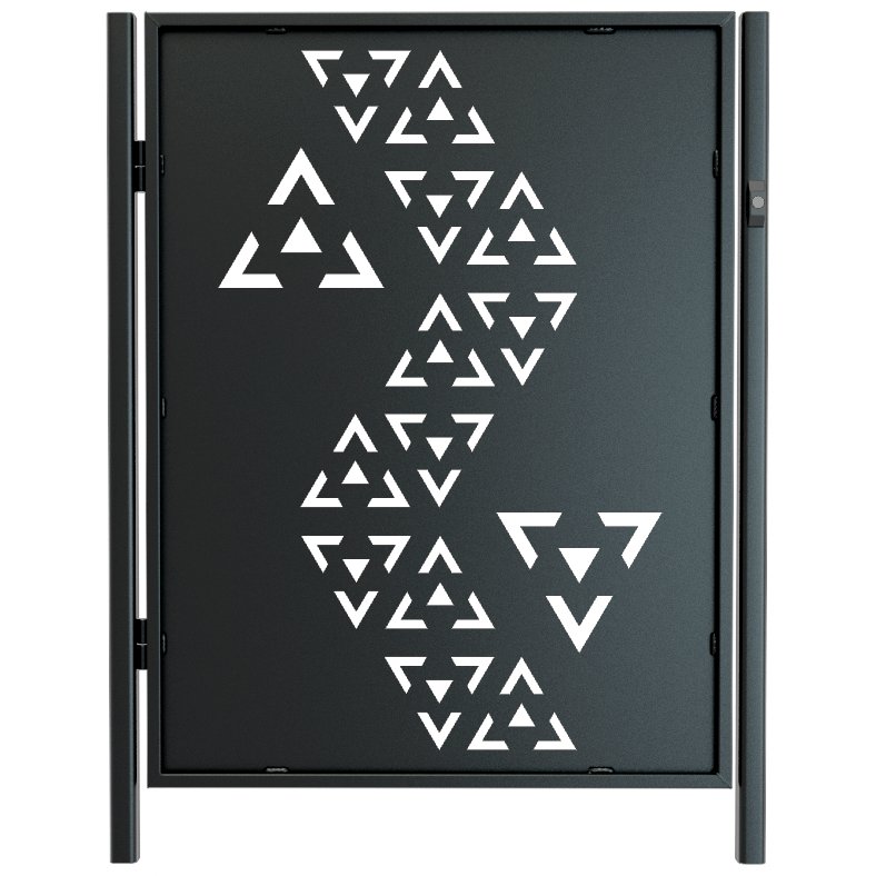 Laser cut gate design