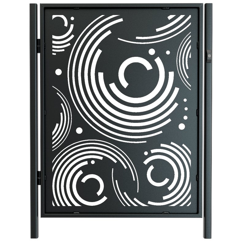 Laser cut gate design