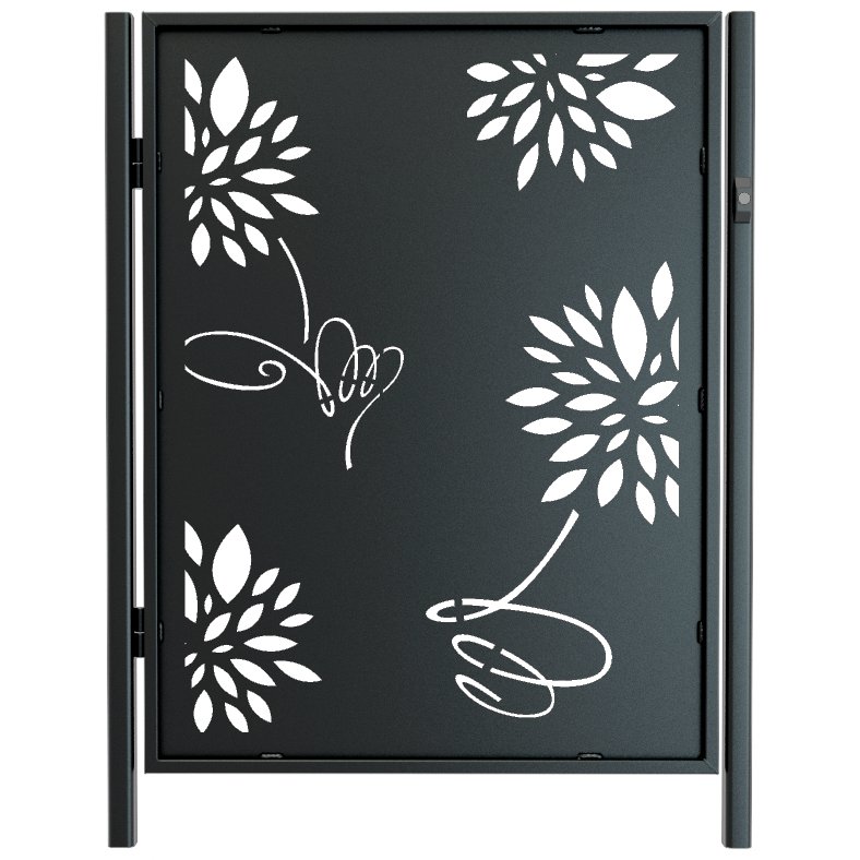Laser cut gate design