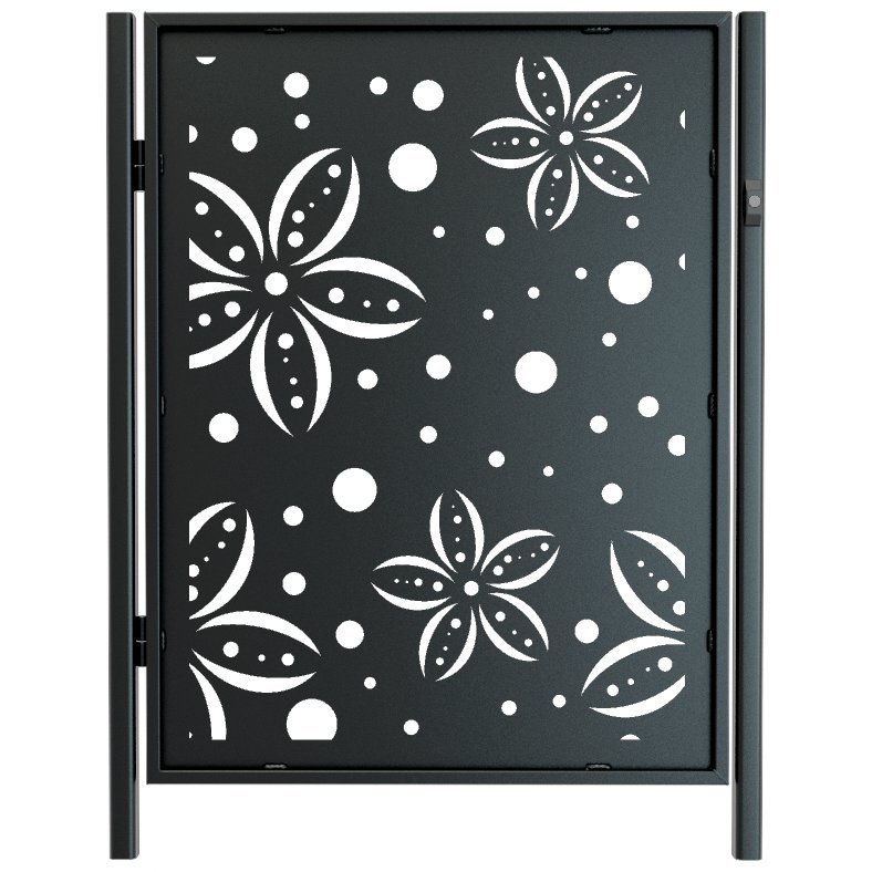 Laser cut gate design