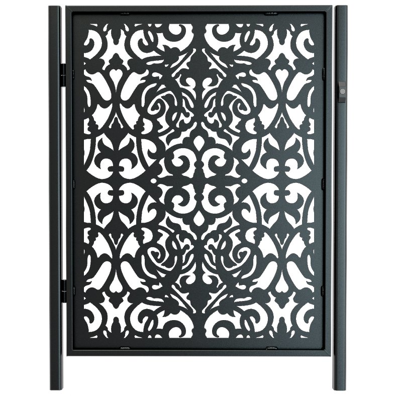 Laser cut gate design