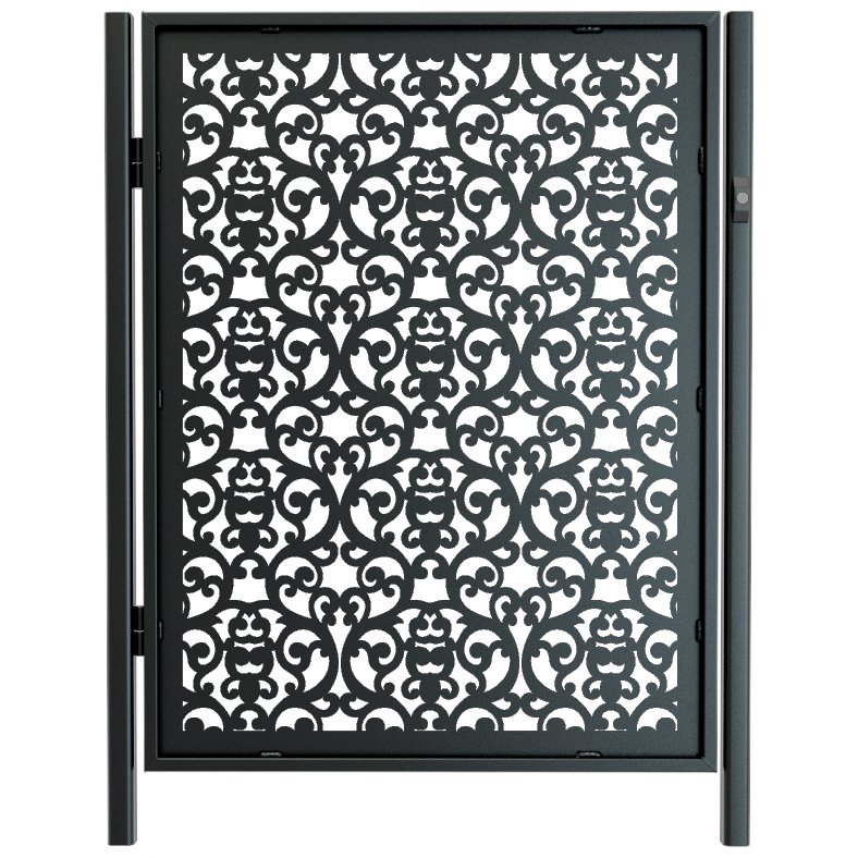 Laser cut gate design