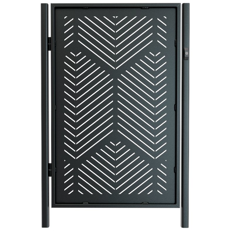 Laser cut gate design