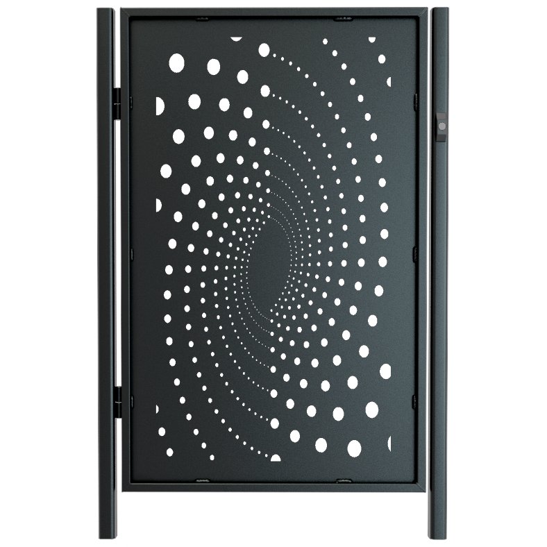 Laser cut gate design