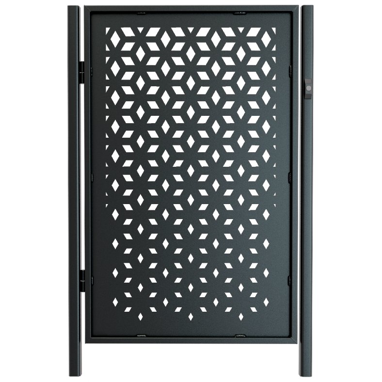 Laser cut gate design