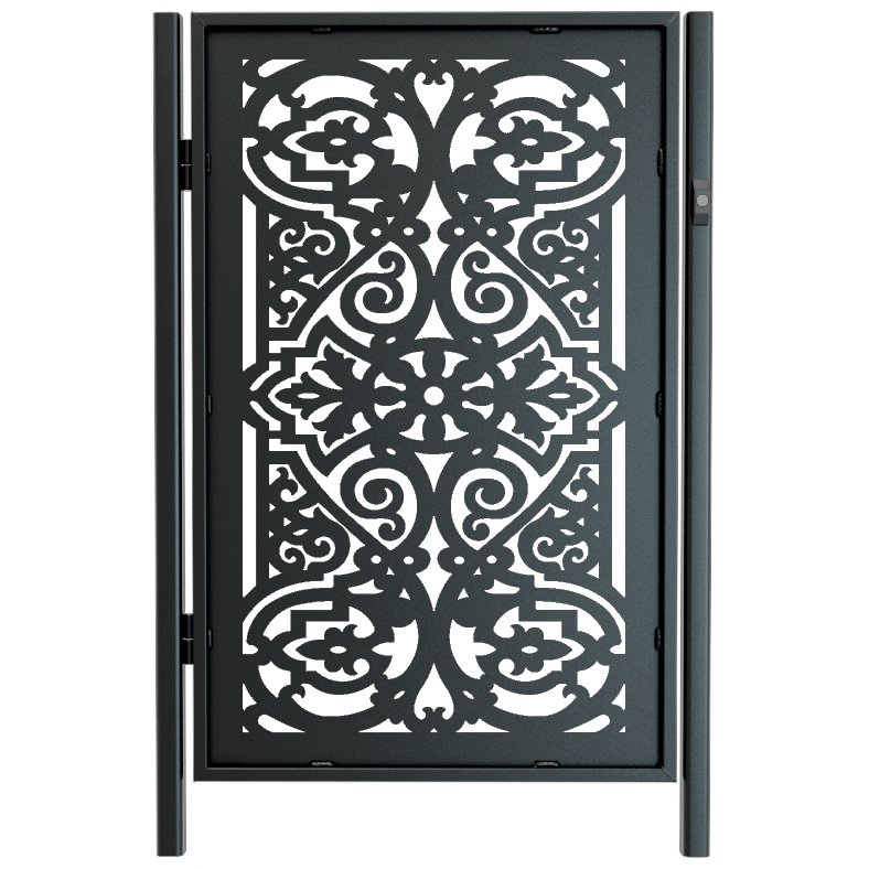 Laser cut gate design