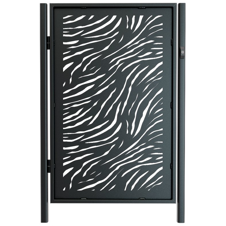 Laser cut gate design