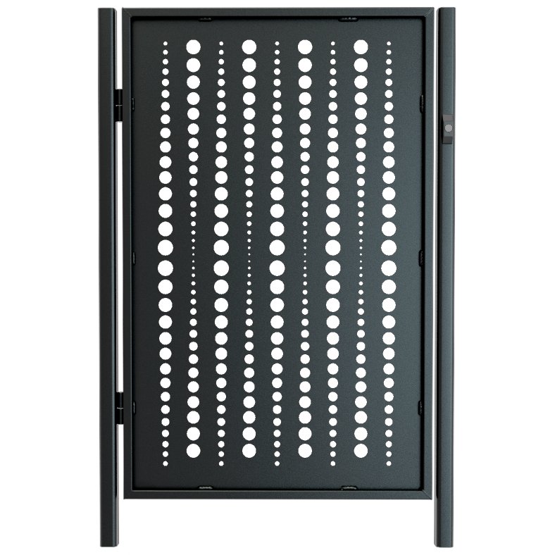Laser cut gate design