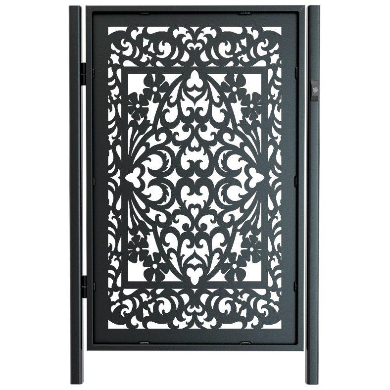 Laser cut gate design