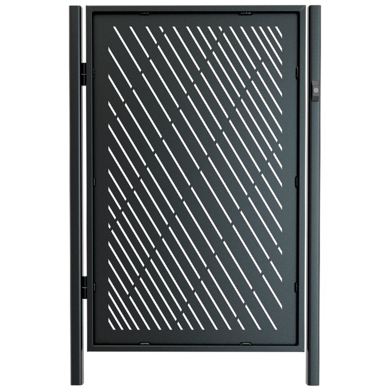 Laser cut gate design