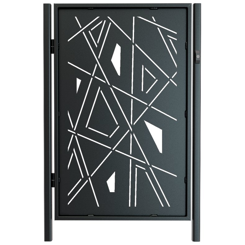Laser cut gate design