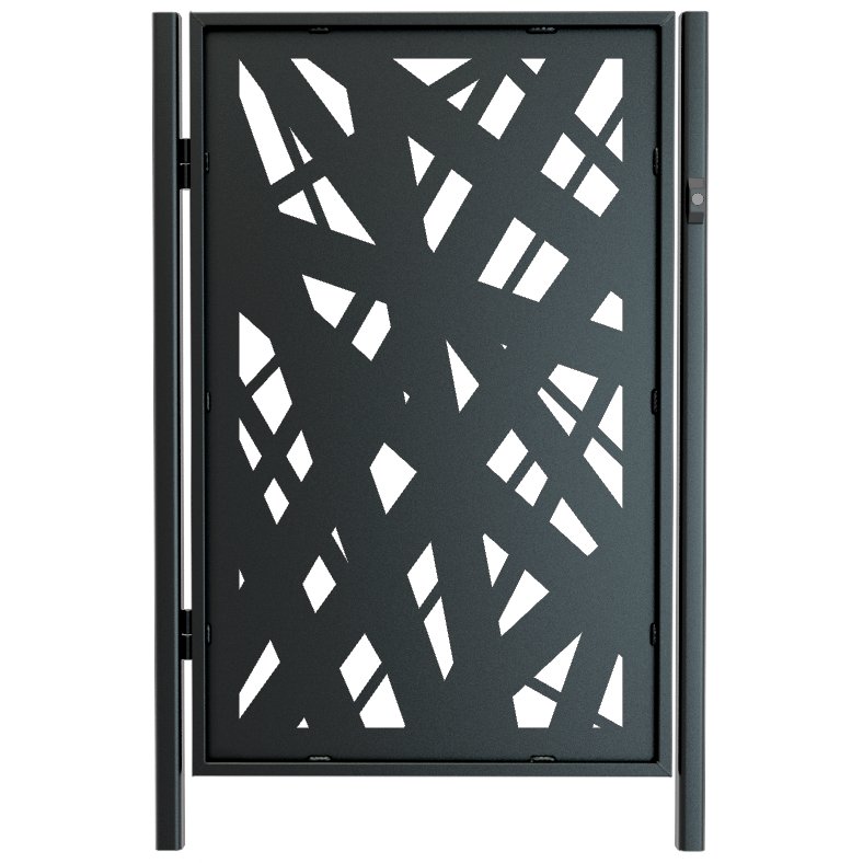 Laser cut gate design