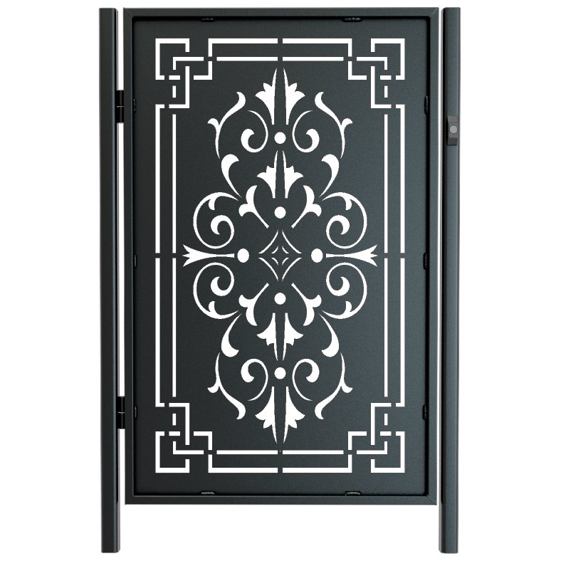 Laser cut gate design
