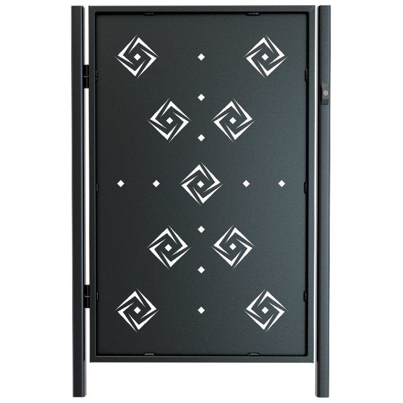 Laser cut gate design
