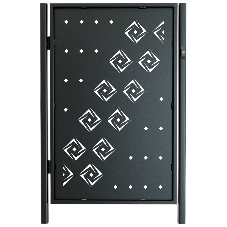 Laser cut gate design