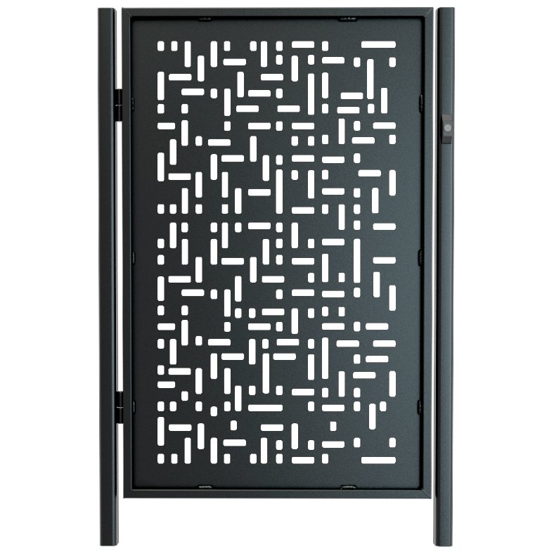 Laser cut gate design