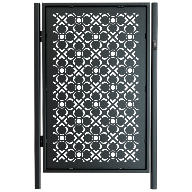 Laser cut gate design