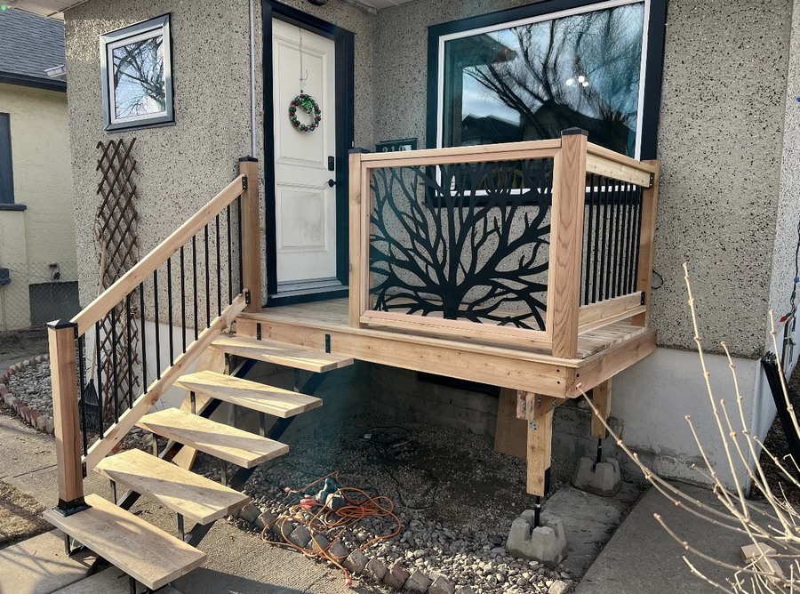 lasercut metal decorative metal fence